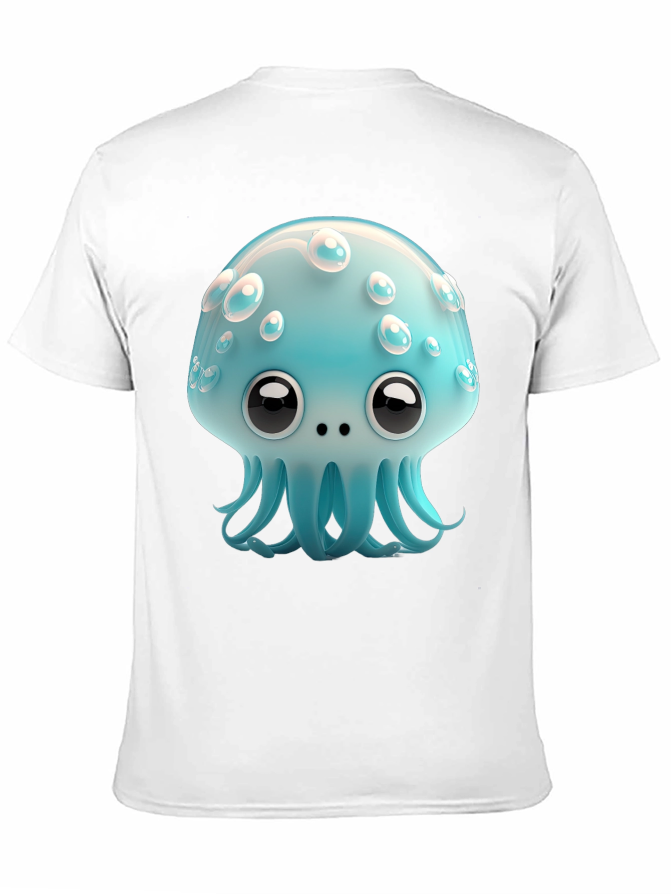 Cute Cartoon Jellyfish Graphic Tee