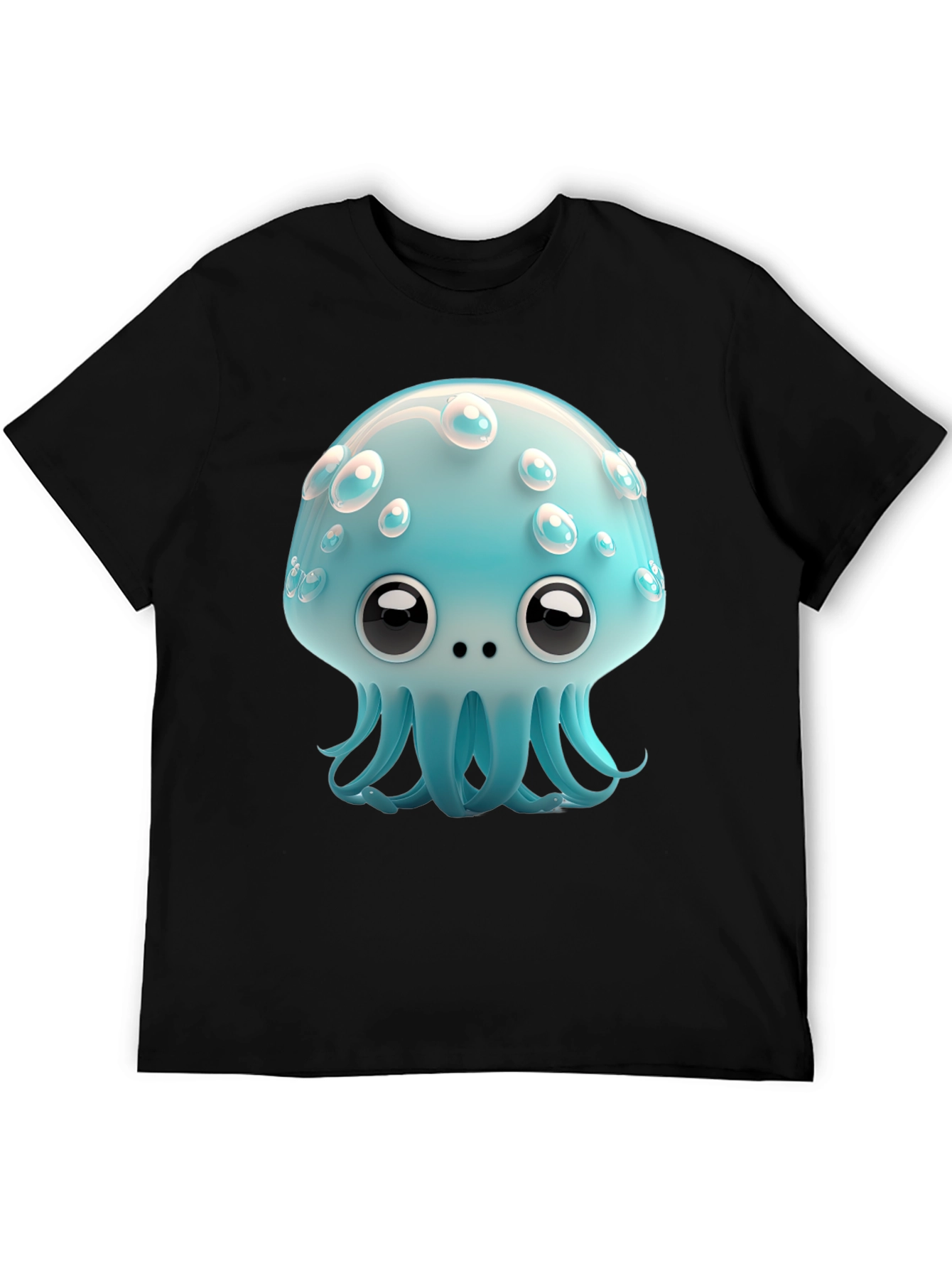 Cute Cartoon Jellyfish Graphic Tee