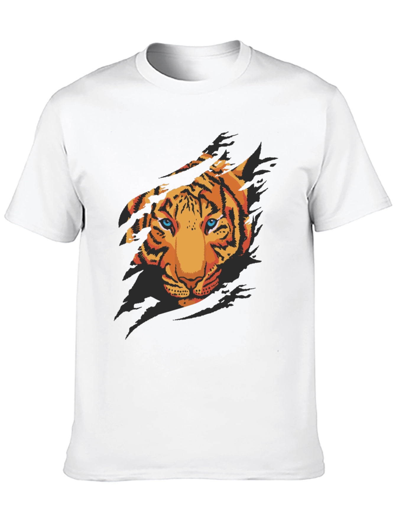 Tiger Graphic Black T-Shirt - Fierce Style