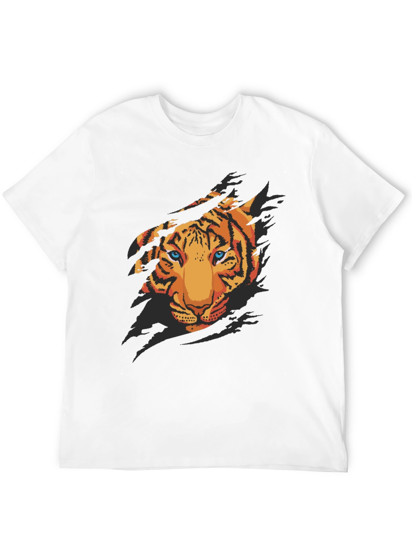 Tiger Graphic Black T-Shirt - Fierce Style