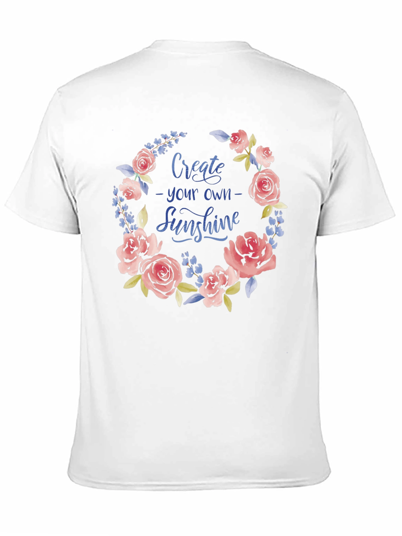 Create Your Own Sunshine Floral T-Shirt