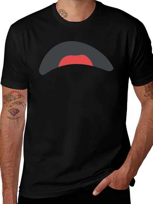 Mood Face Tee - Black Graphic T-Shirt