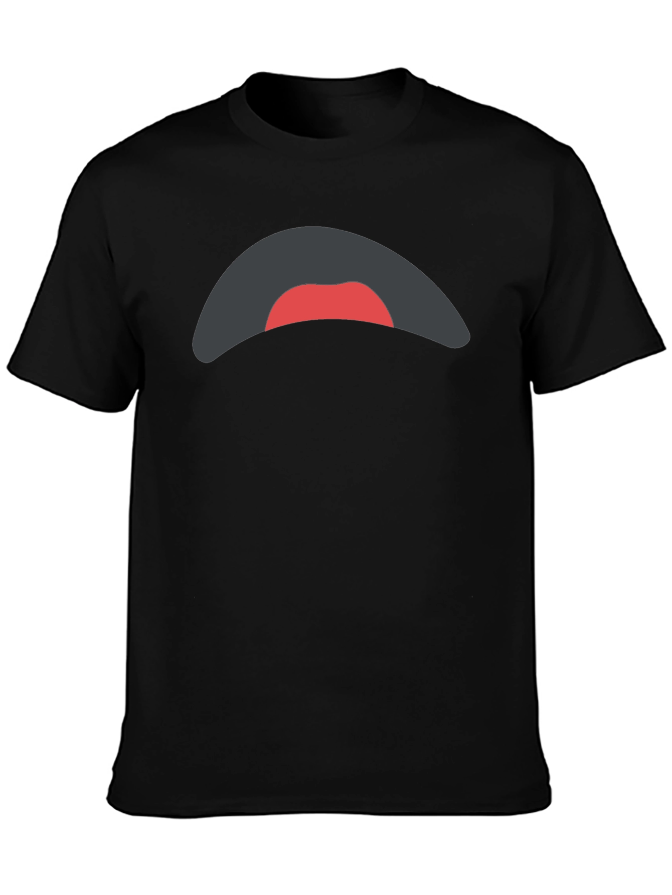 Mood Face Tee - Black Graphic T-Shirt