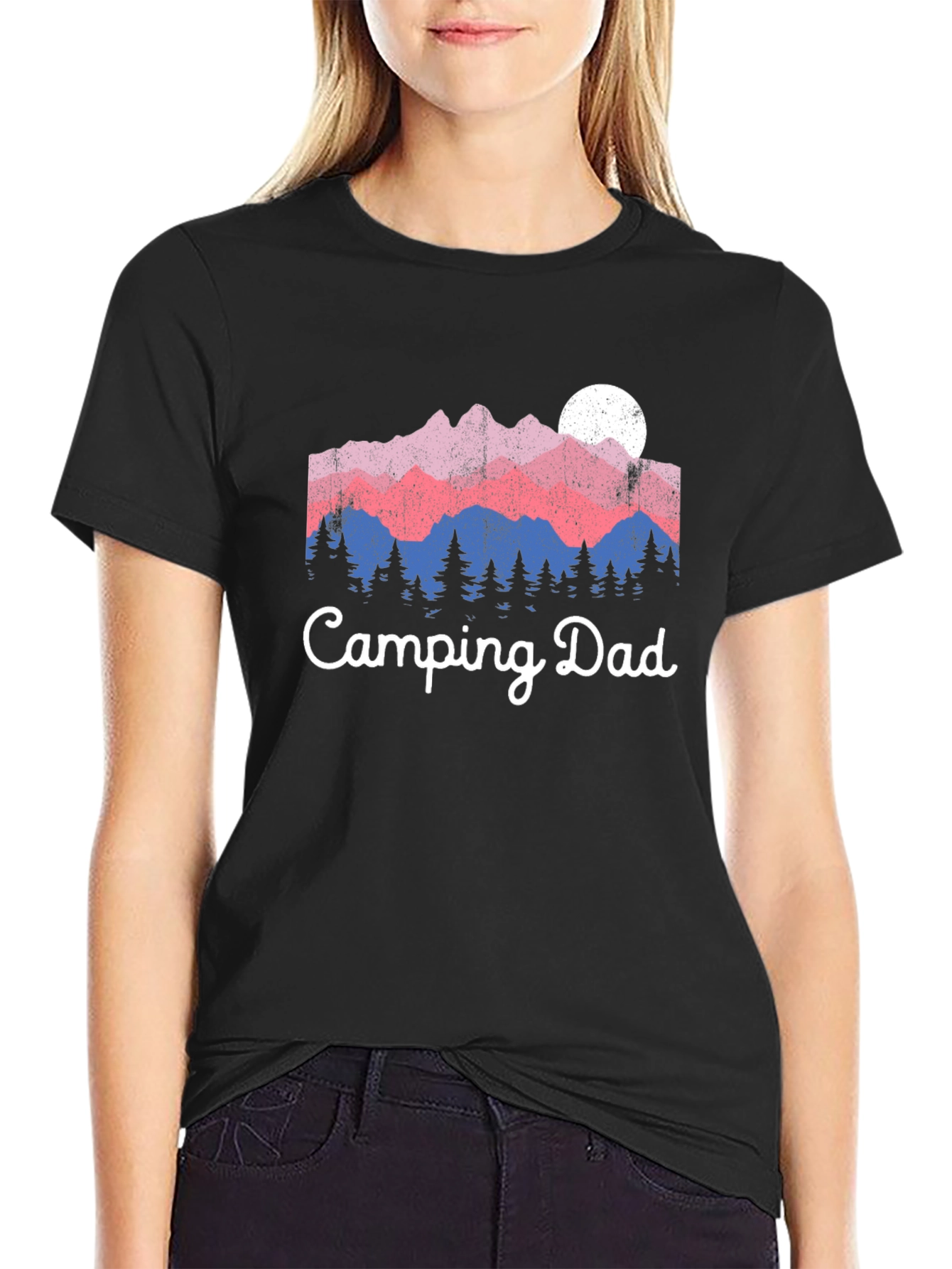 Camping Dad Graphic T-Shirt - Outdoor Adventure Tee