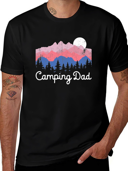 Camping Dad Graphic T-Shirt - Outdoor Adventure Tee
