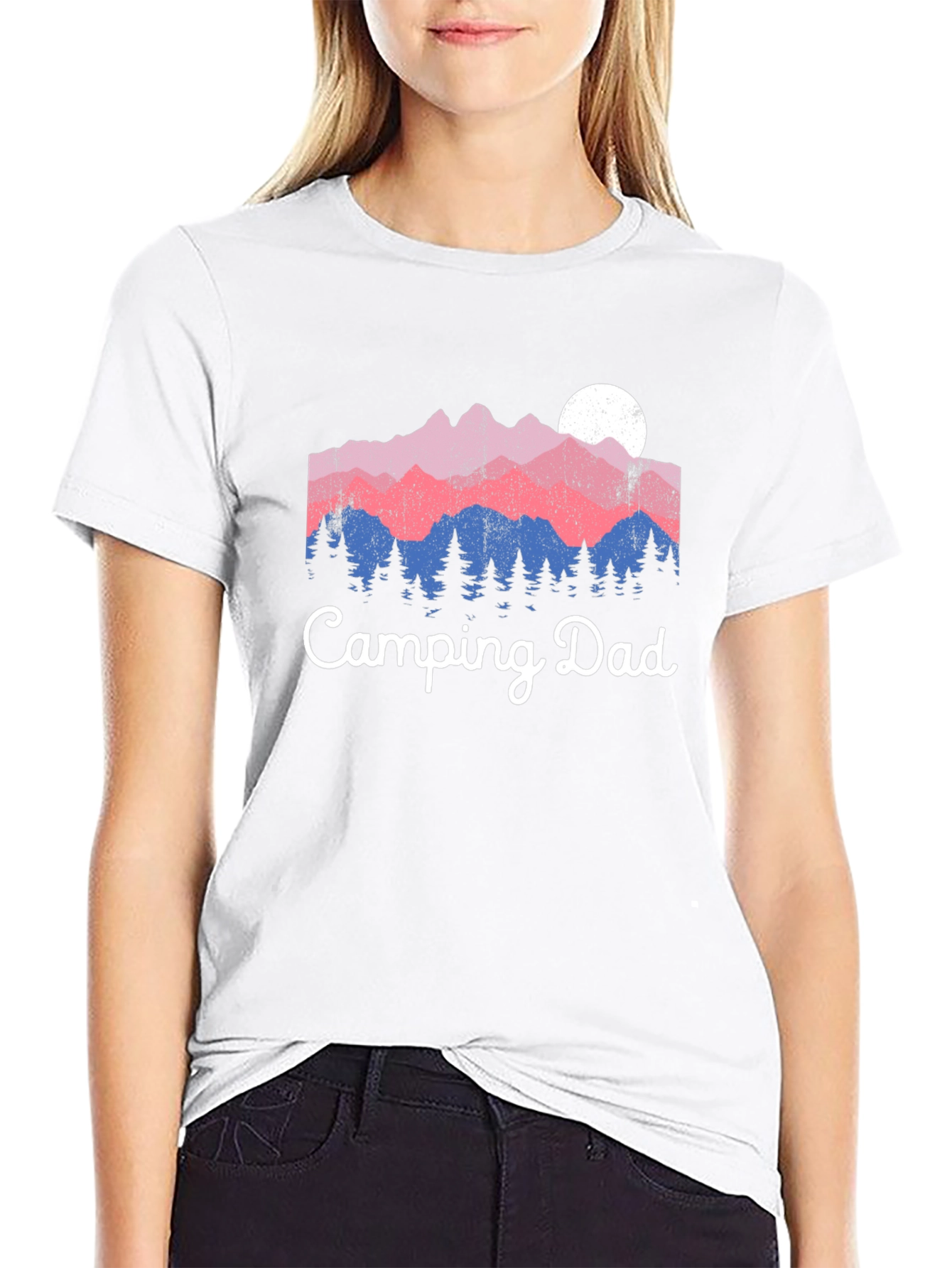 Camping Dad Graphic T-Shirt - Outdoor Adventure Tee