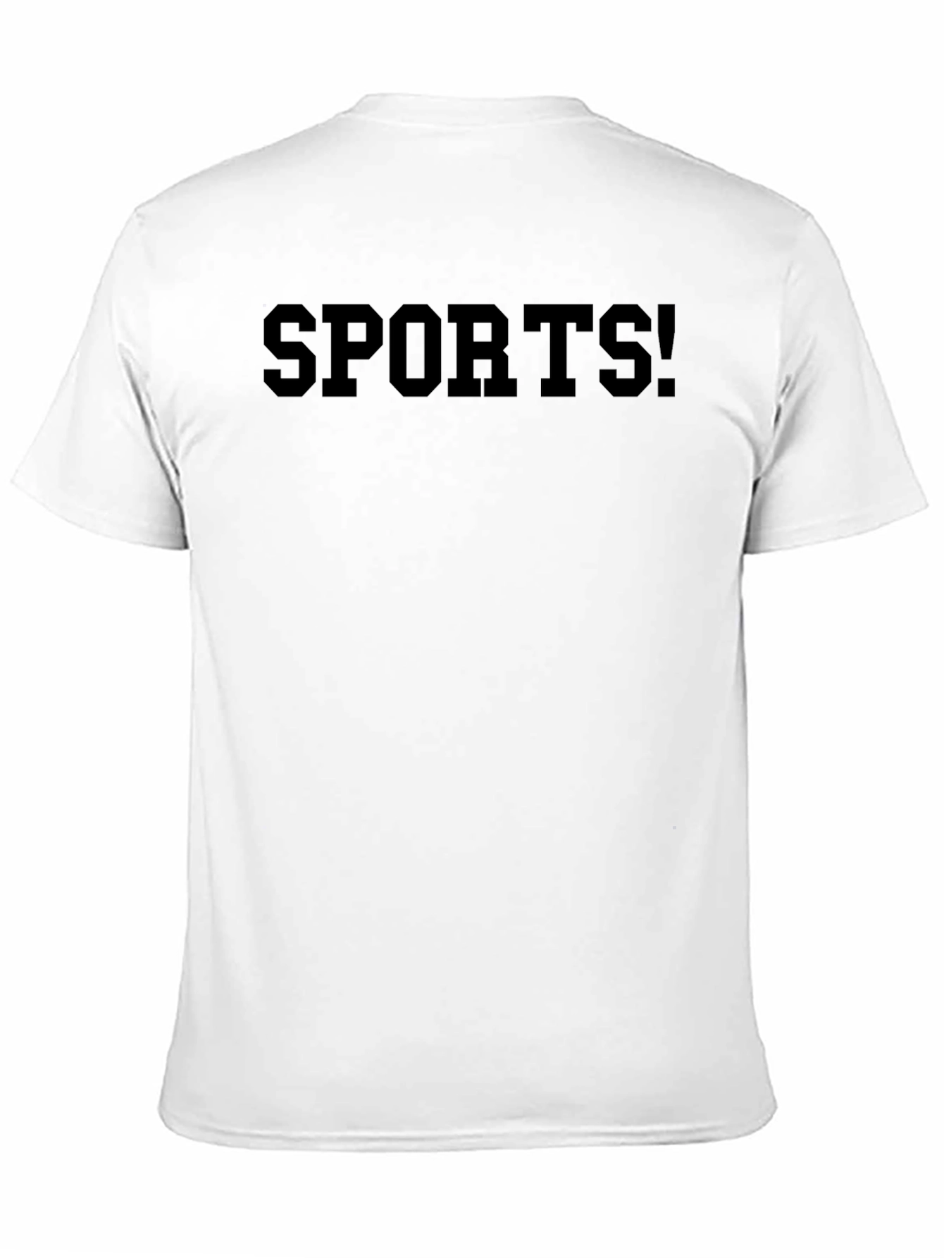 Black SPORTS! T-Shirt - Casual Wear