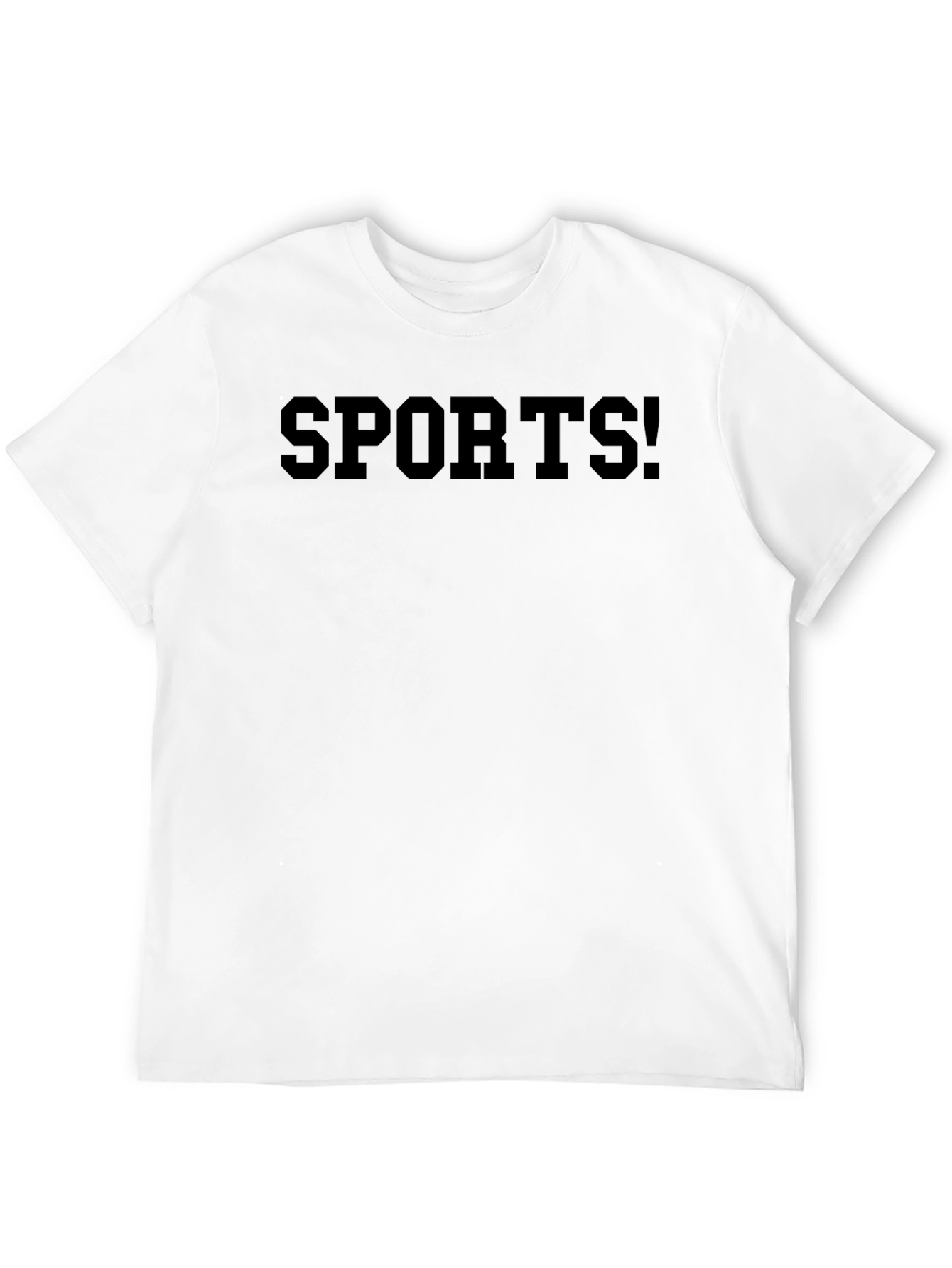 Black SPORTS! T-Shirt - Casual Wear