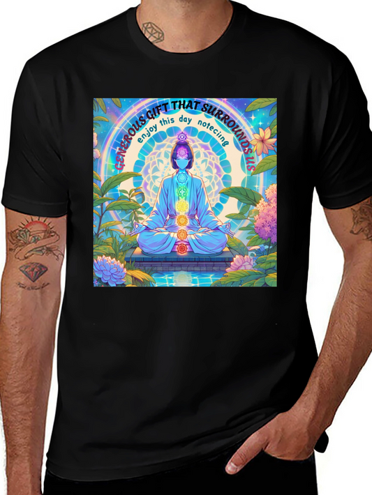 Mindfulness Chakra T-Shirt - Generous Gift Design