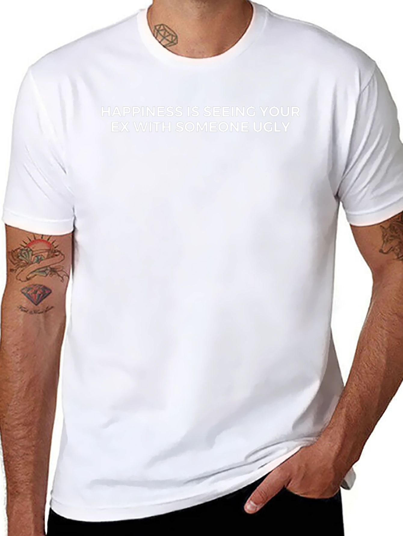 Happiness Ex T-Shirt - Funny Graphic Tee