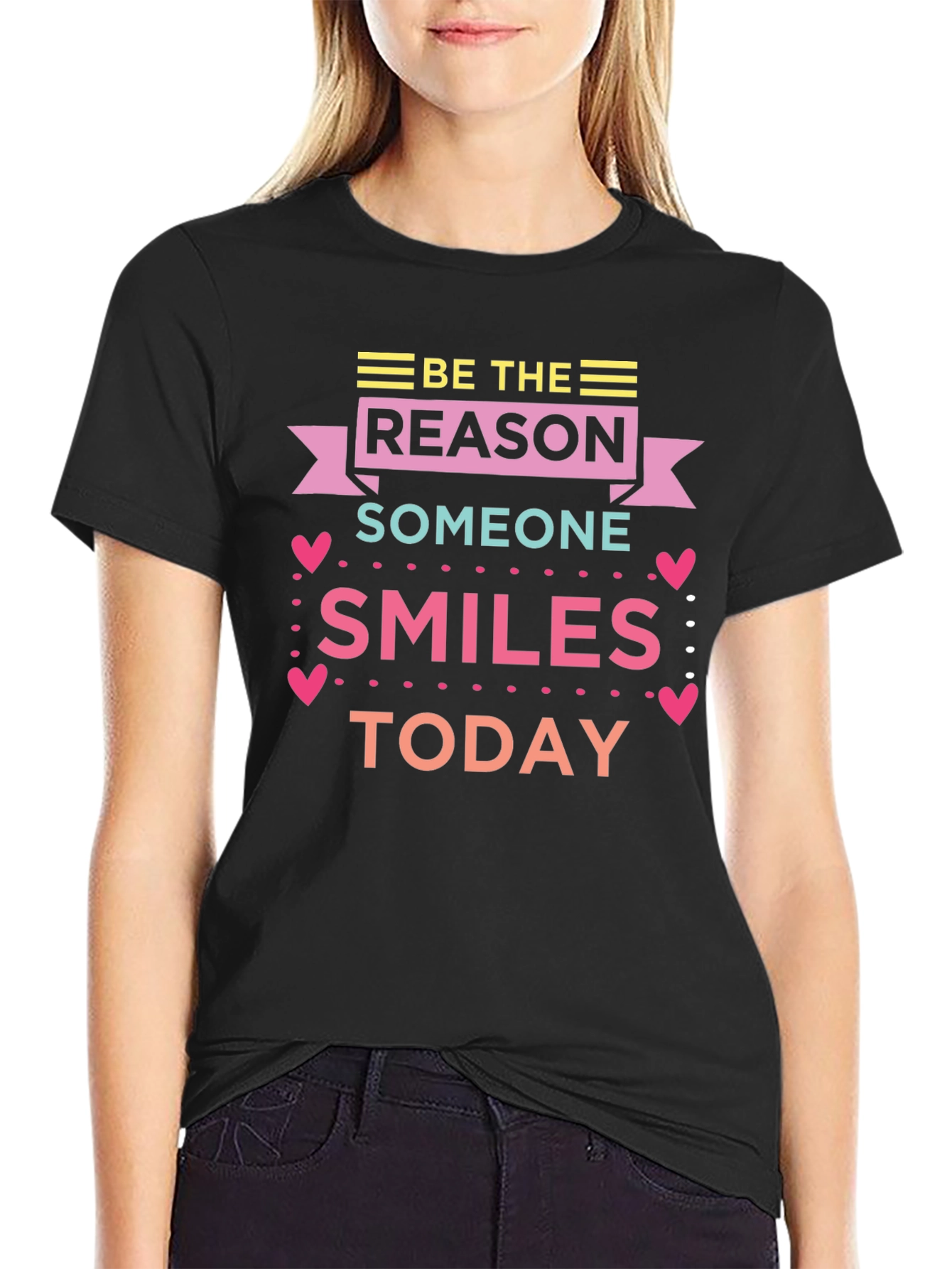 Be the Reason Someone Smiles Black T-Shirt