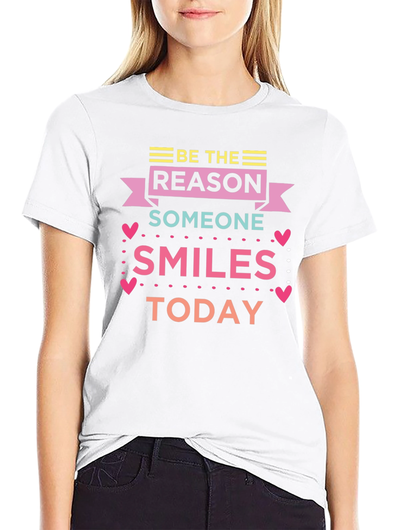 Be the Reason Someone Smiles Black T-Shirt