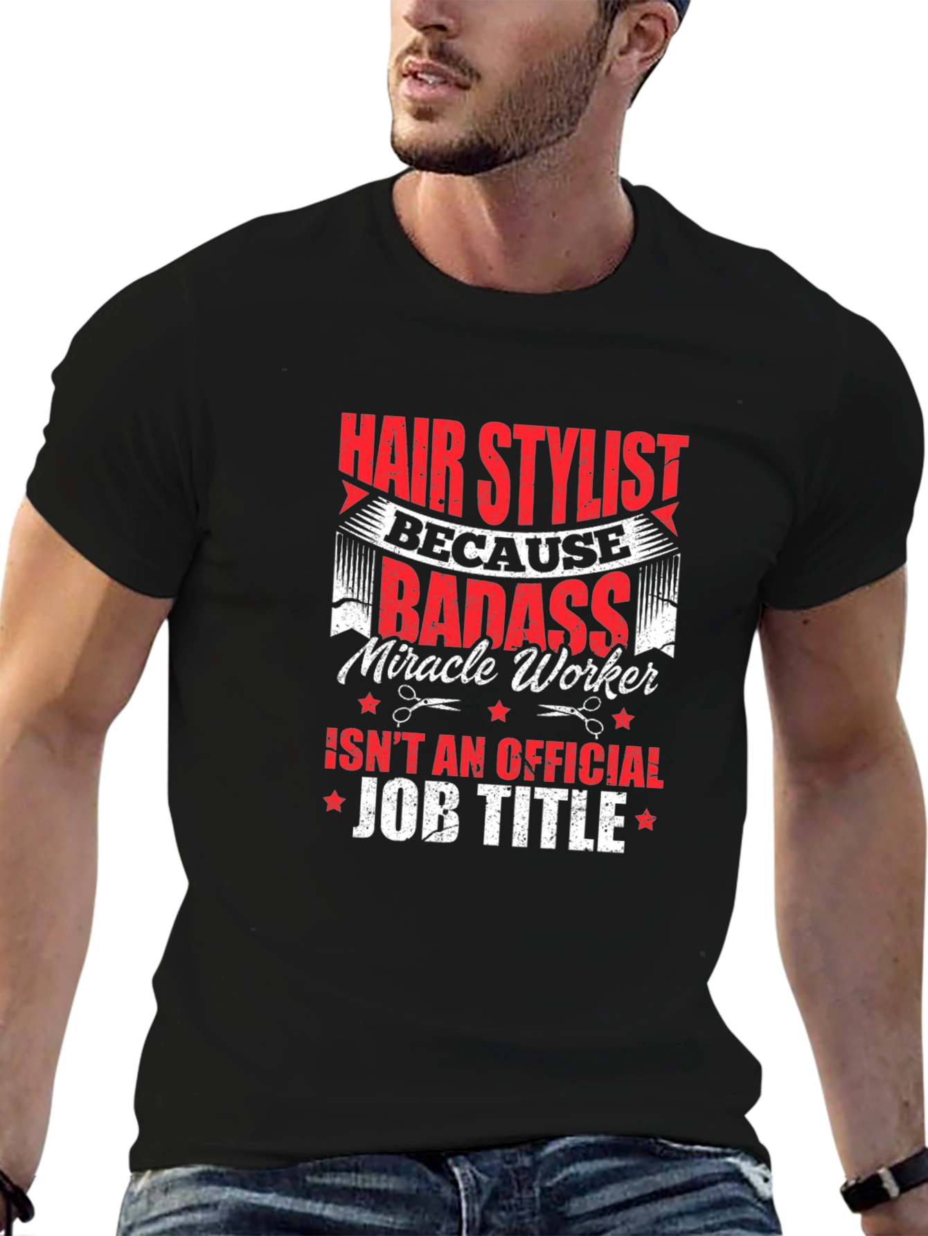 Hair Stylist Badass T-Shirt