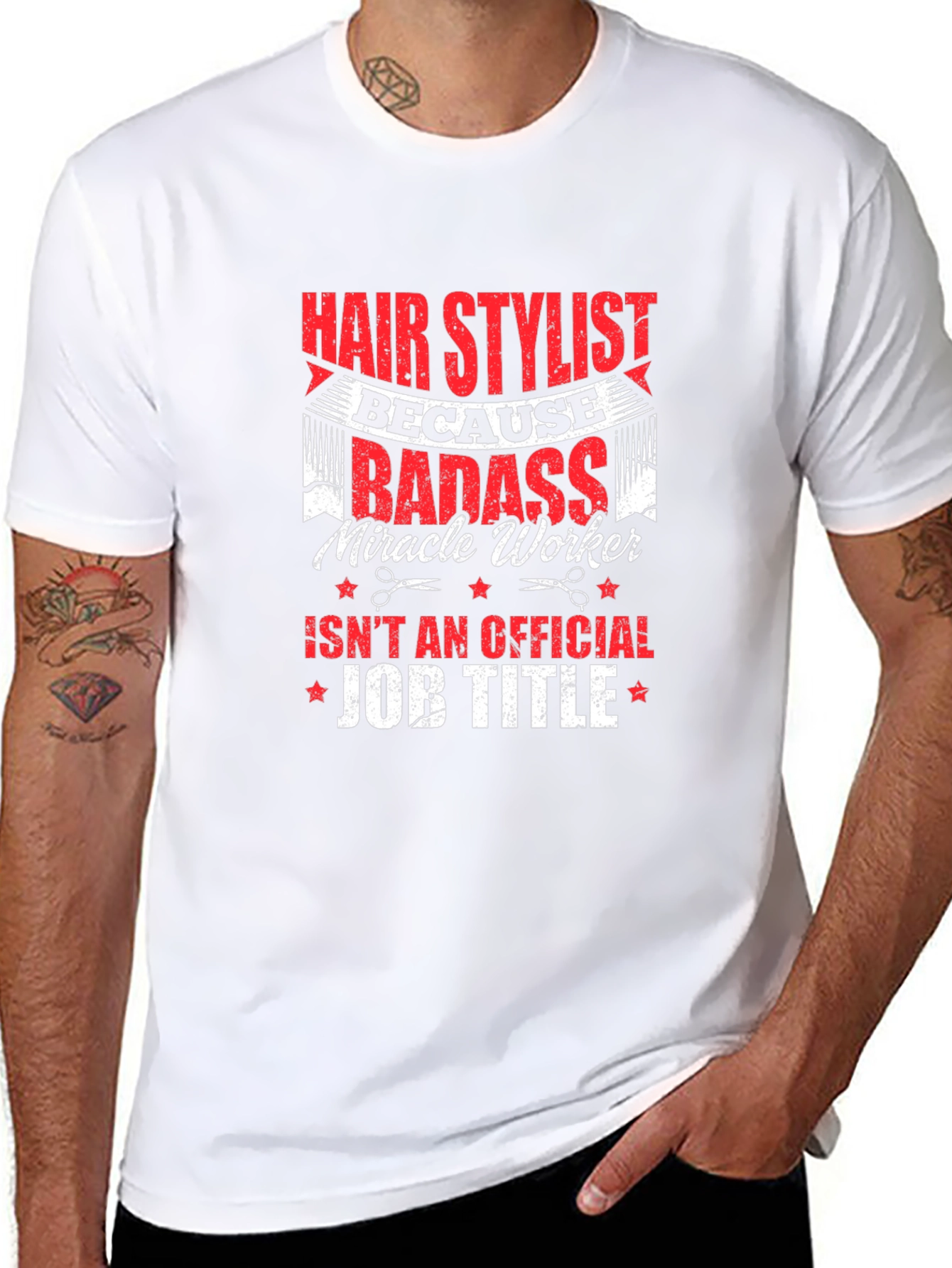 Hair Stylist Badass T-Shirt