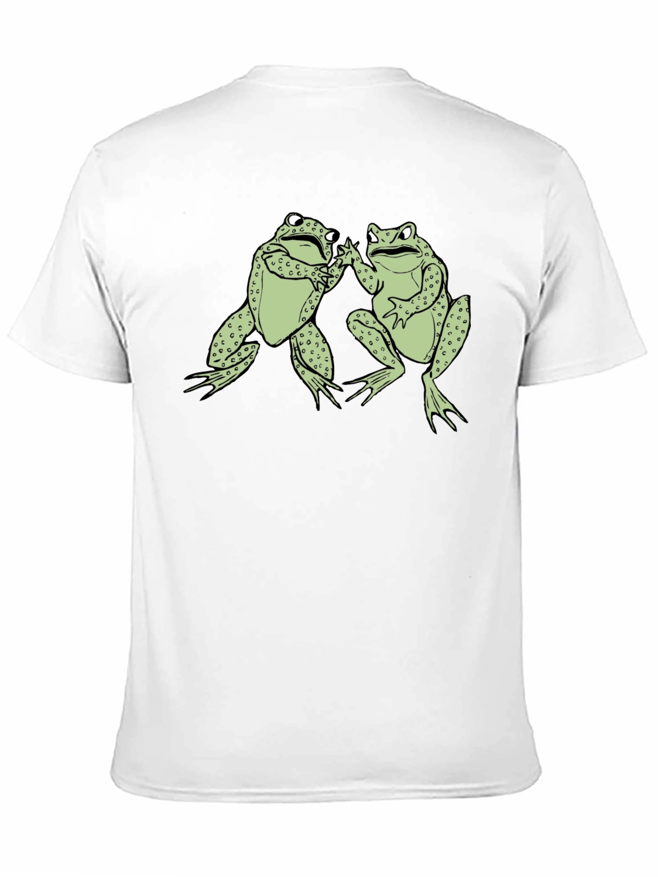 Frog Buddies Black T-Shirt Fun Graphic Tee