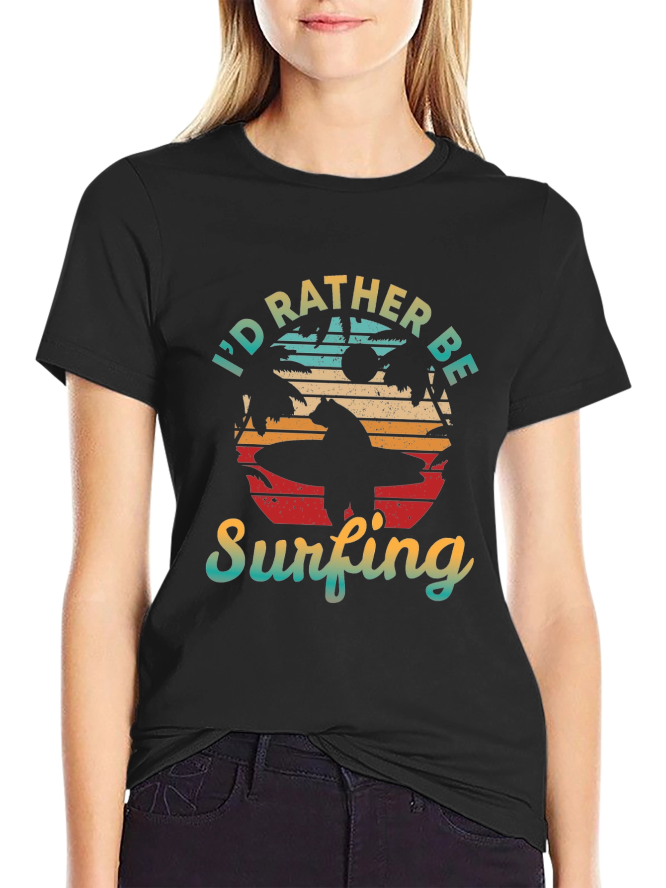 Id Rather Be Surfing T-Shirt