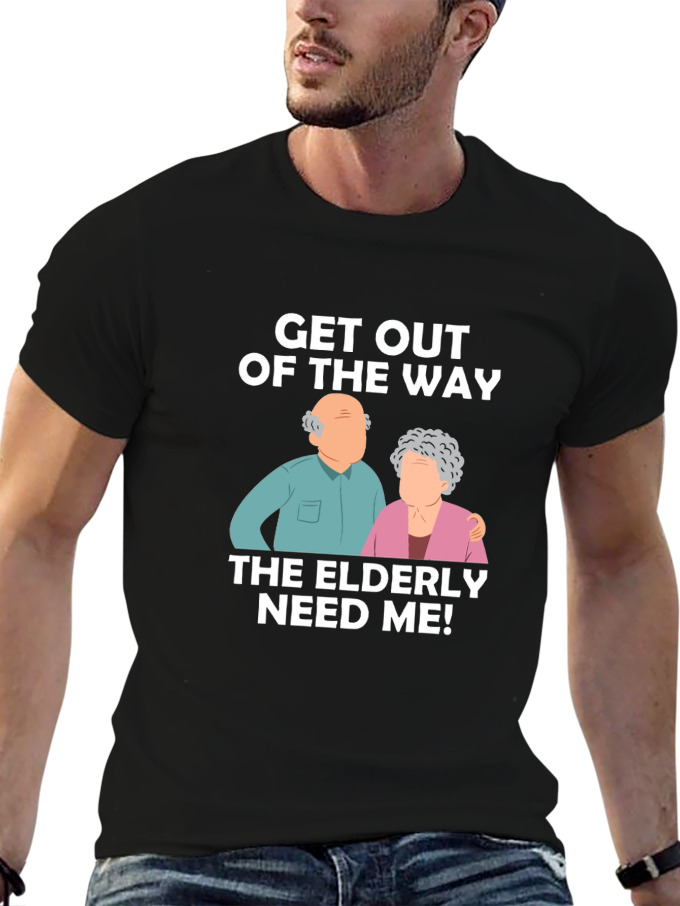 Funny Elderly Need Me T-Shirt