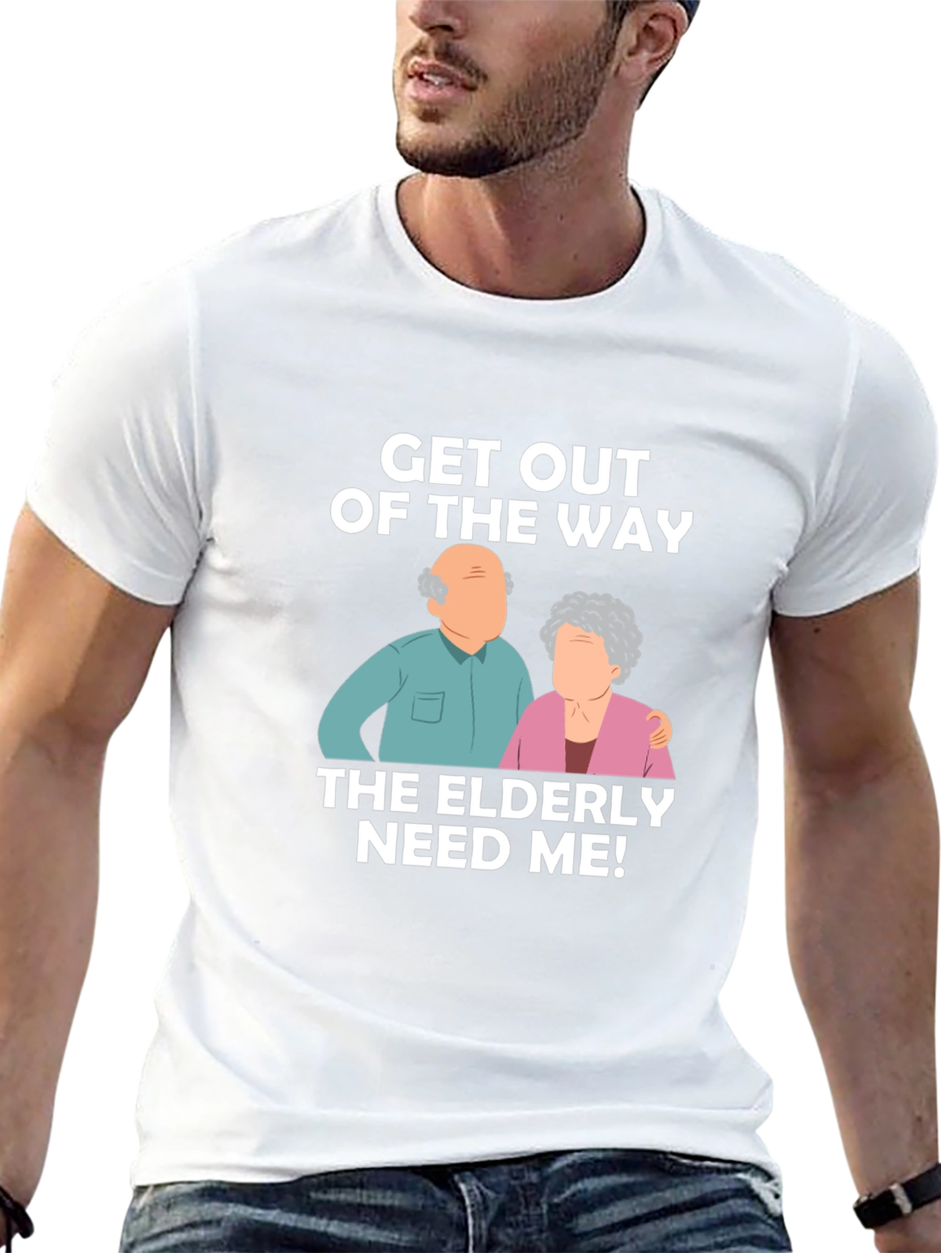Funny Elderly Need Me T-Shirt