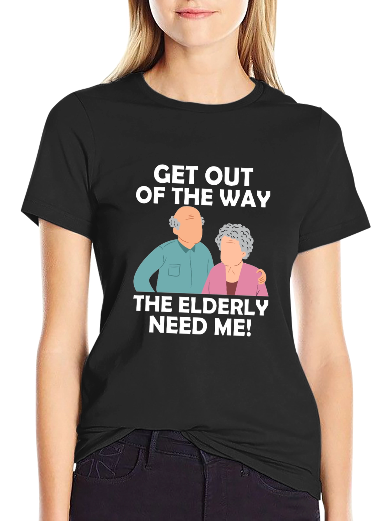 Funny Elderly Need Me T-Shirt