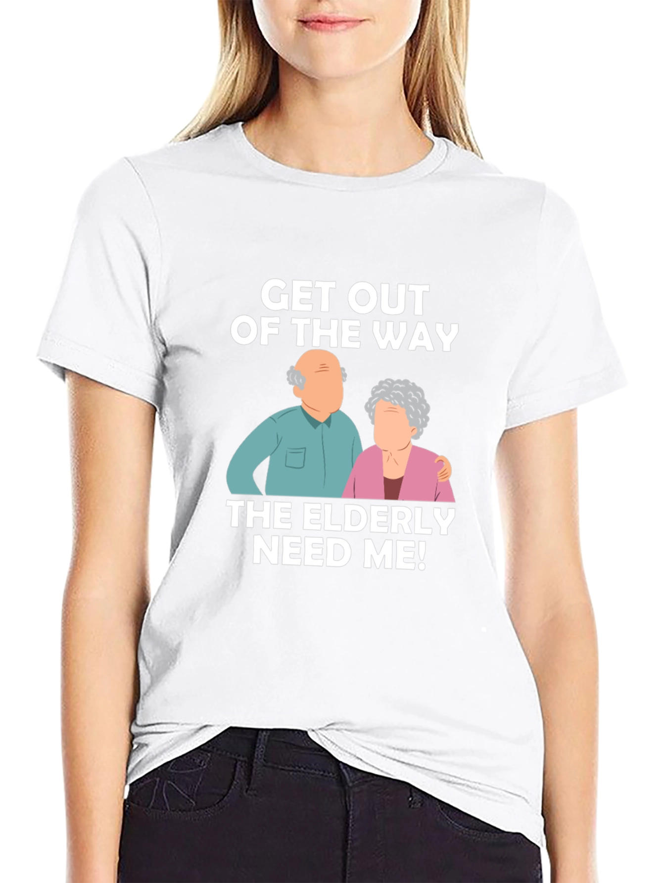 Funny Elderly Need Me T-Shirt