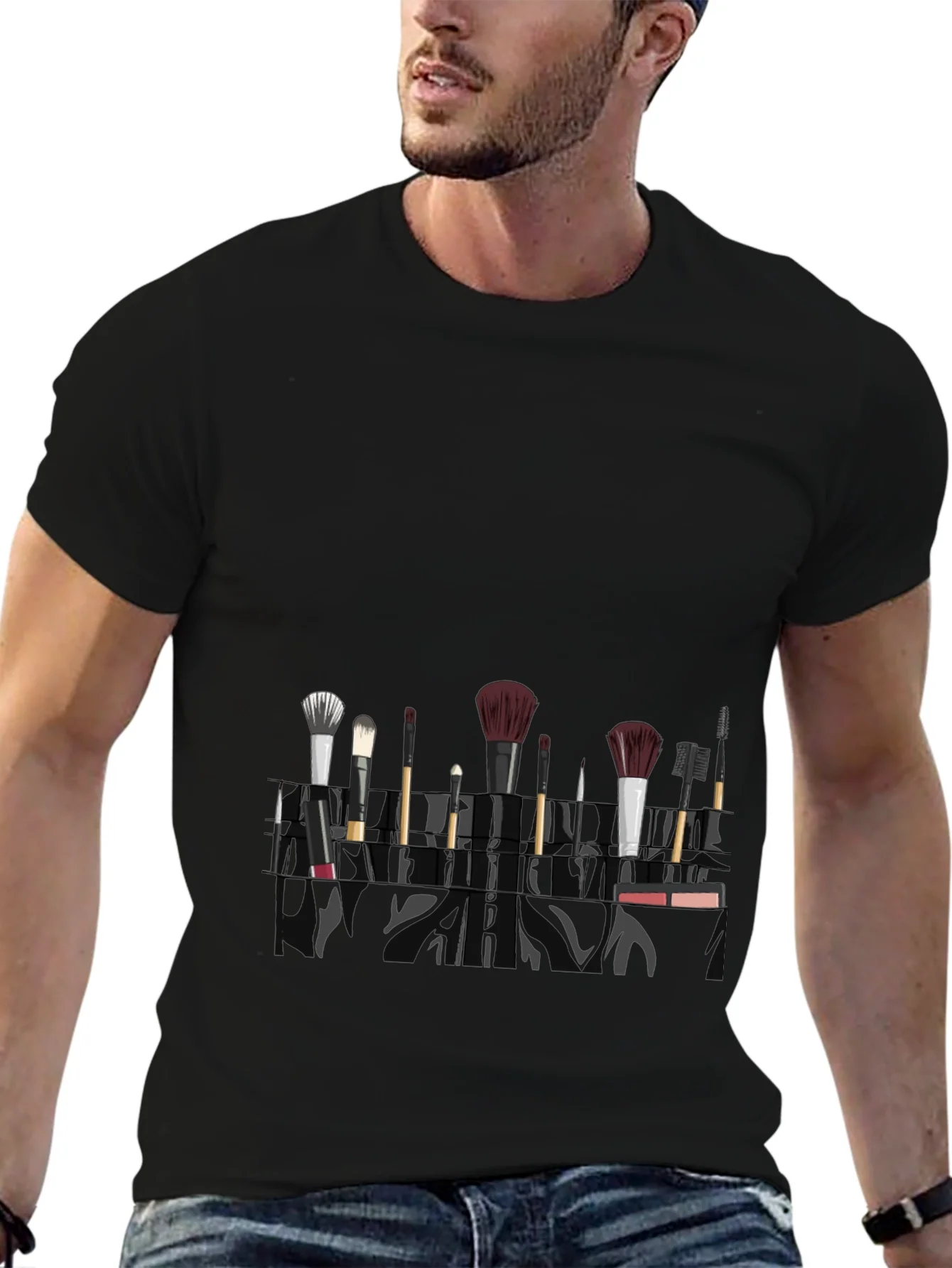 Makeup Brush T-Shirt - Stylish and Unique Design