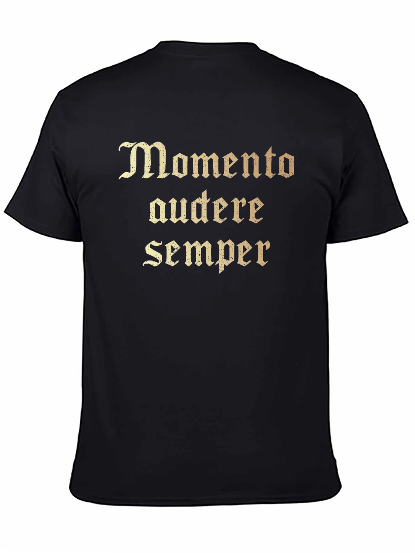 Memento Audere Semper Black T-Shirt