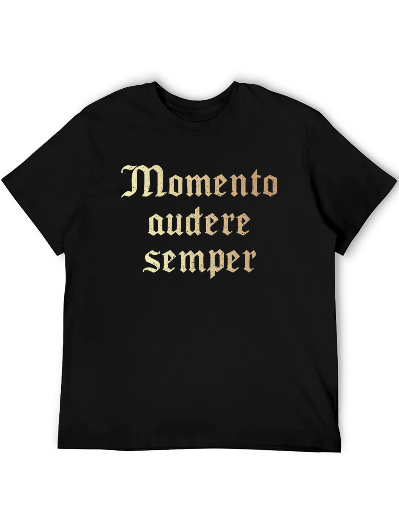 Memento Audere Semper Black T-Shirt
