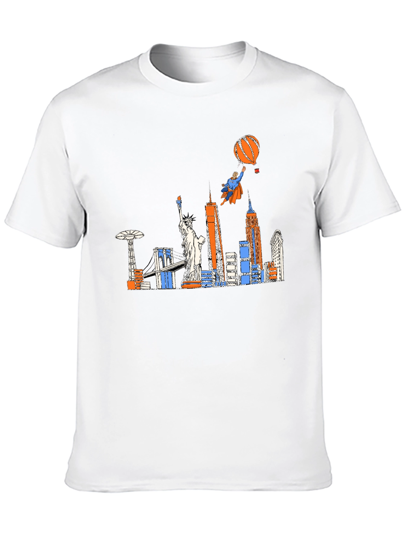 NYC Skyline Graphic Tee - Superhero Edition