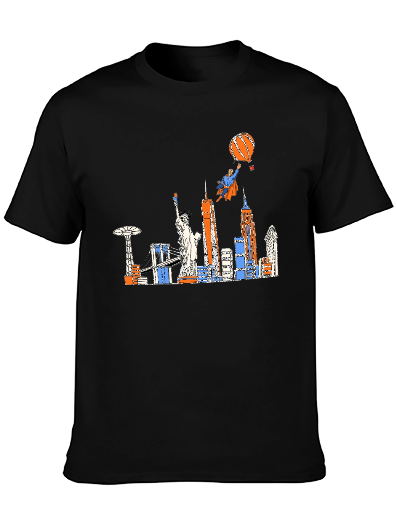 NYC Skyline Graphic Tee - Superhero Edition