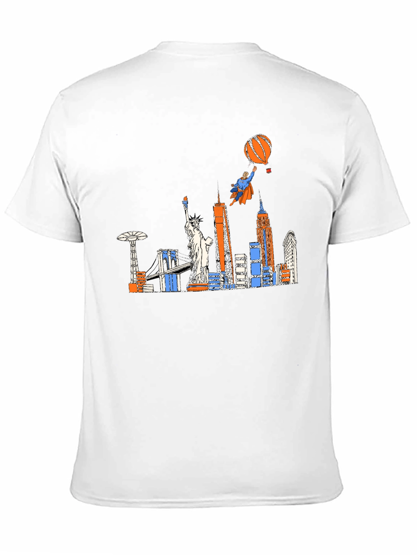 NYC Skyline Graphic Tee - Superhero Edition