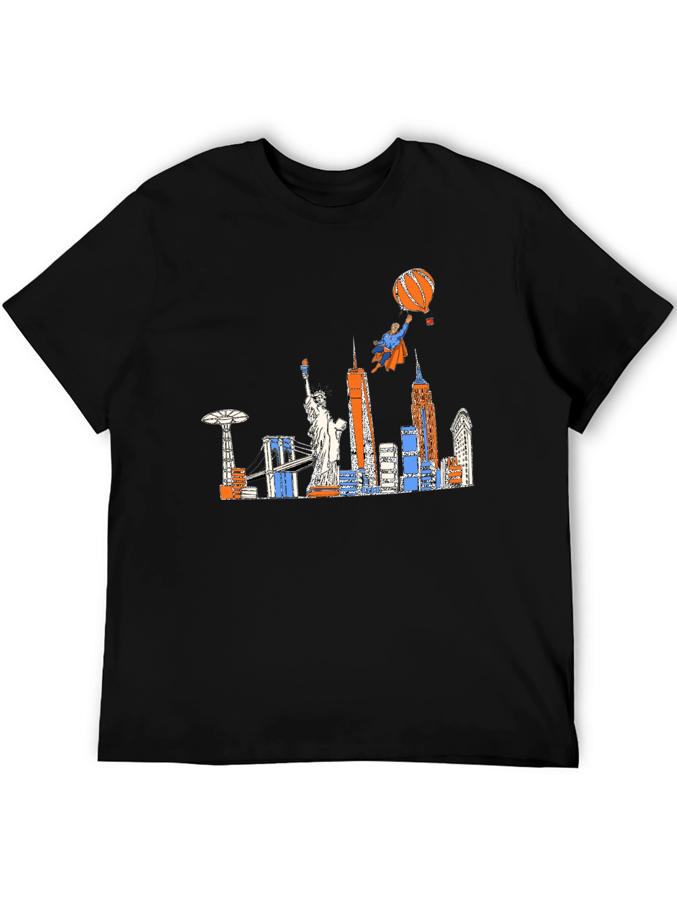 NYC Skyline Graphic Tee - Superhero Edition
