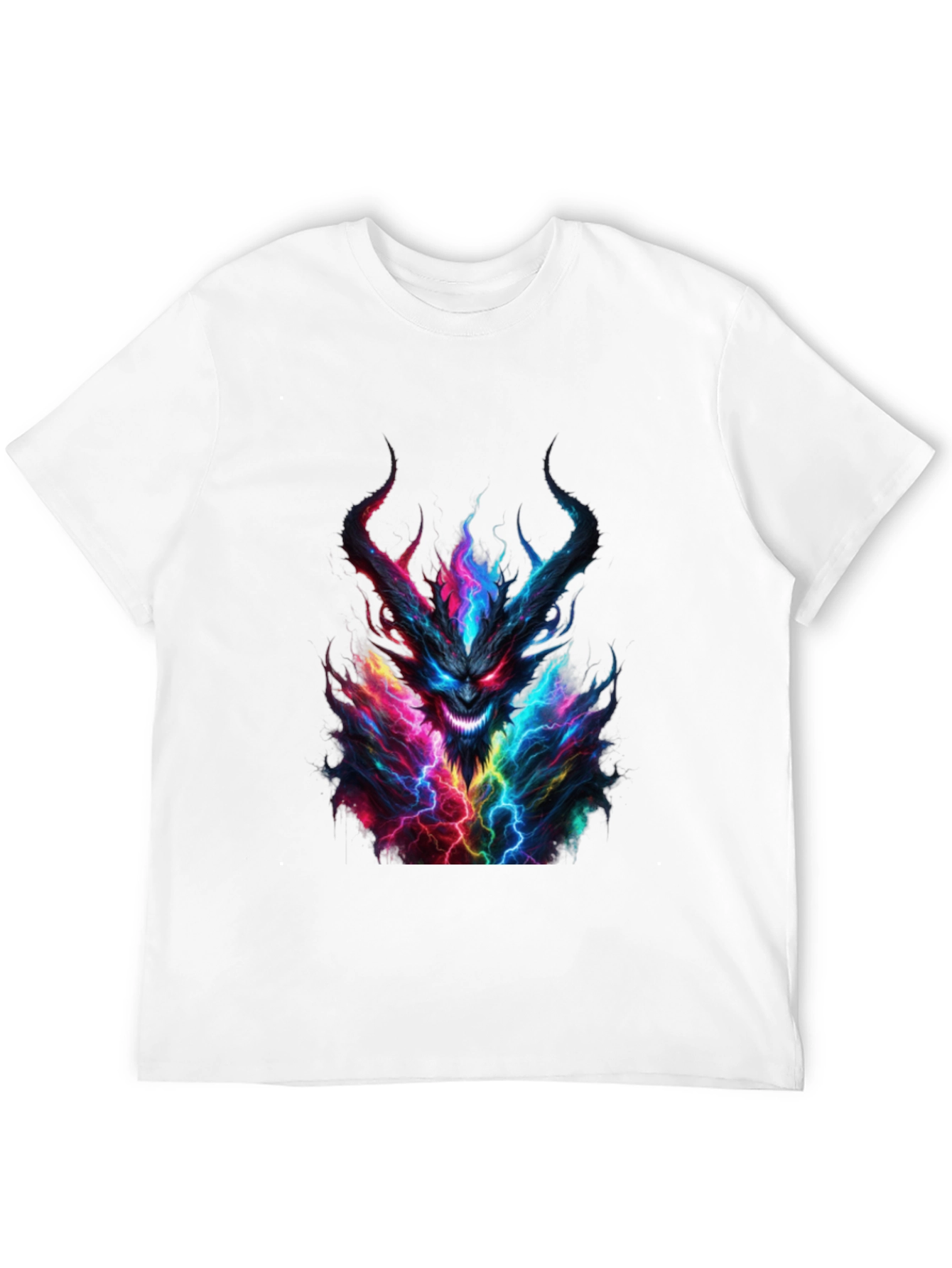 Monster Graphic Print Black T-Shirt