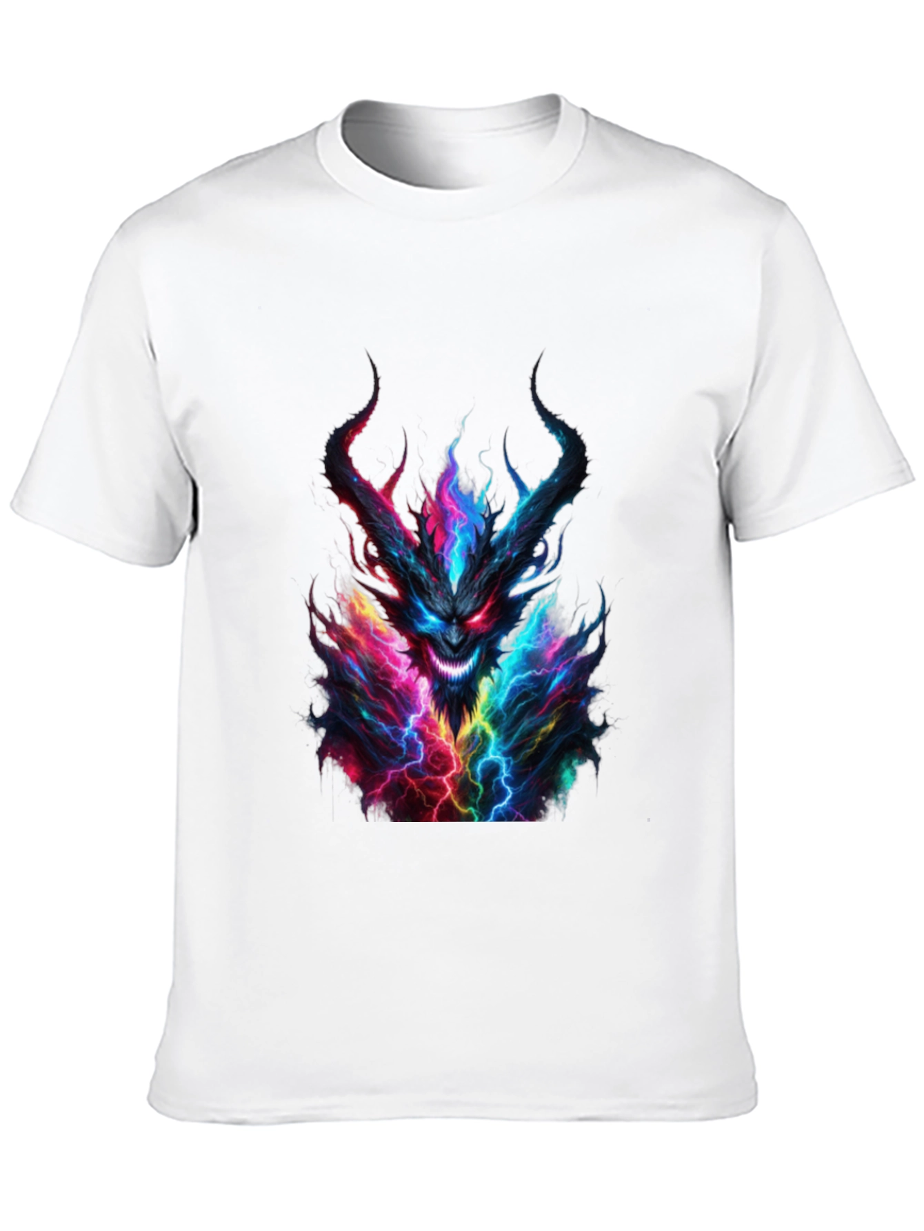 Monster Graphic Print Black T-Shirt