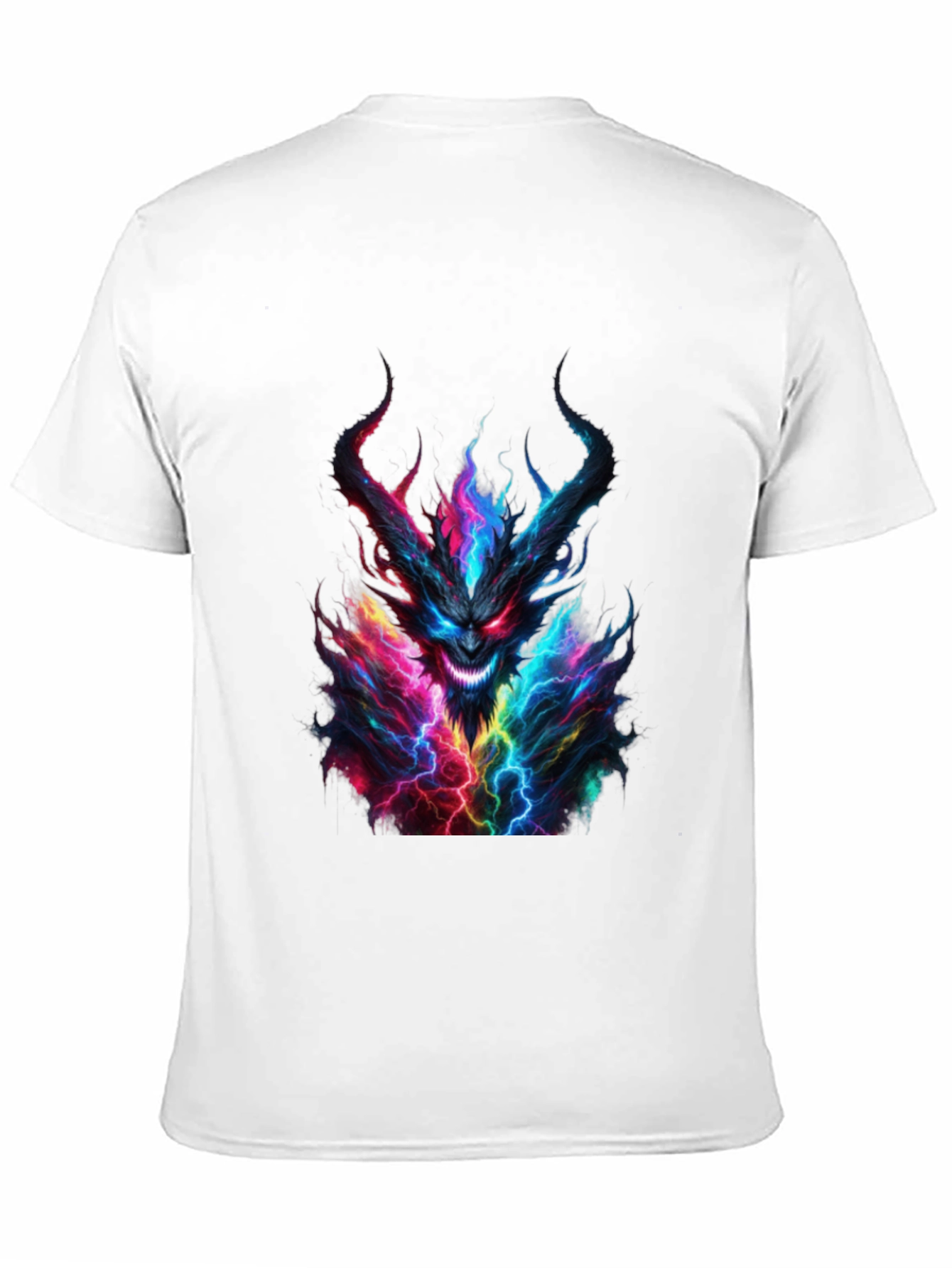 Monster Graphic Print Black T-Shirt