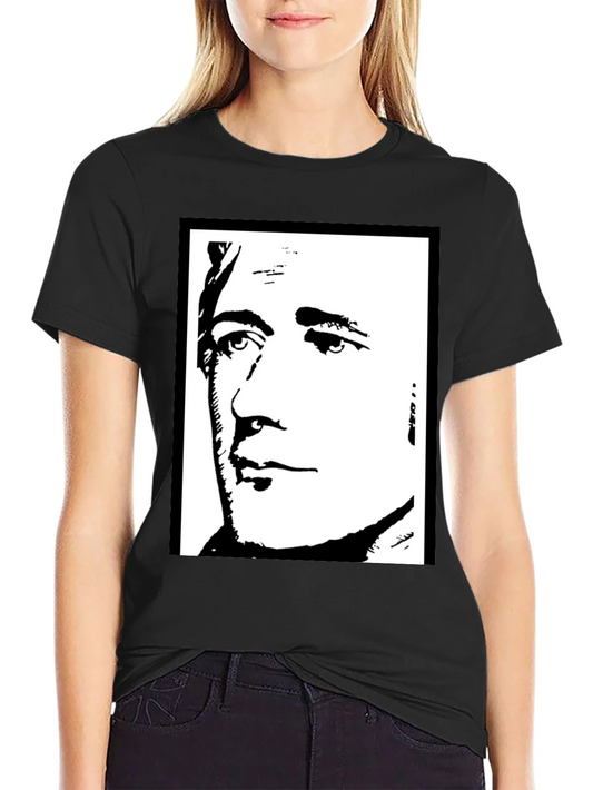 Hamilton Graphic Tee - Black Silhouette Portrait T-Shirt