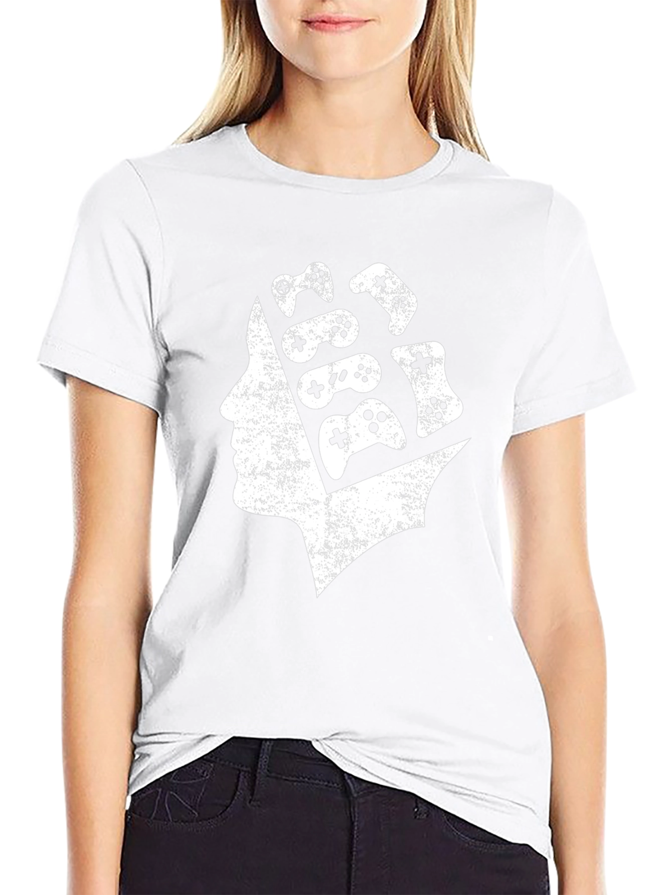 Gamer Mind T-Shirt - Controller Head Graphic Tee