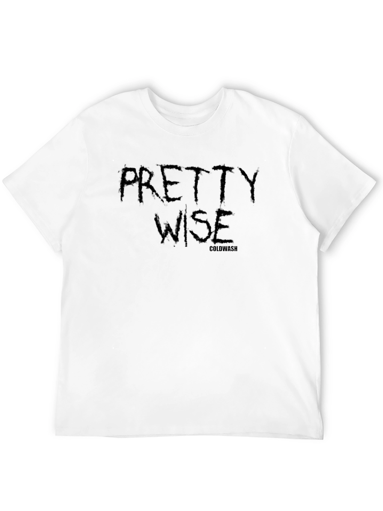 Pretty Wise Coldwash Black Graphic T-Shirt