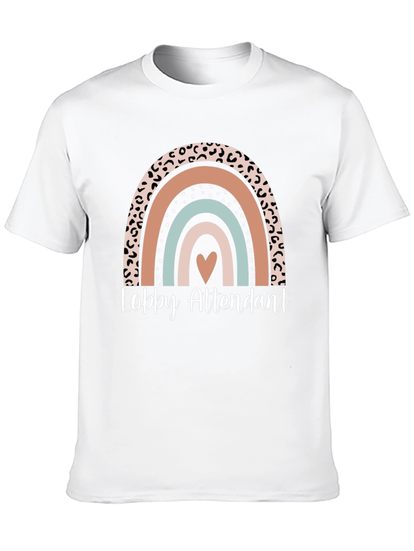 Lobby Attendant Rainbow Graphic T-Shirt