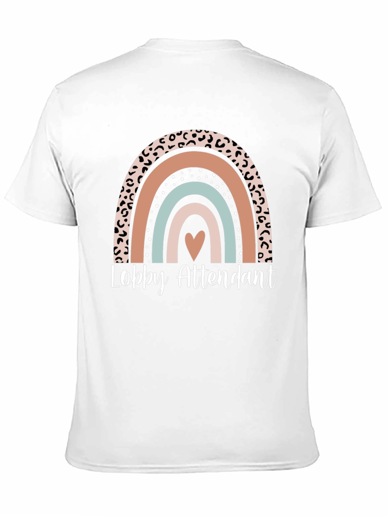 Lobby Attendant Rainbow Graphic T-Shirt