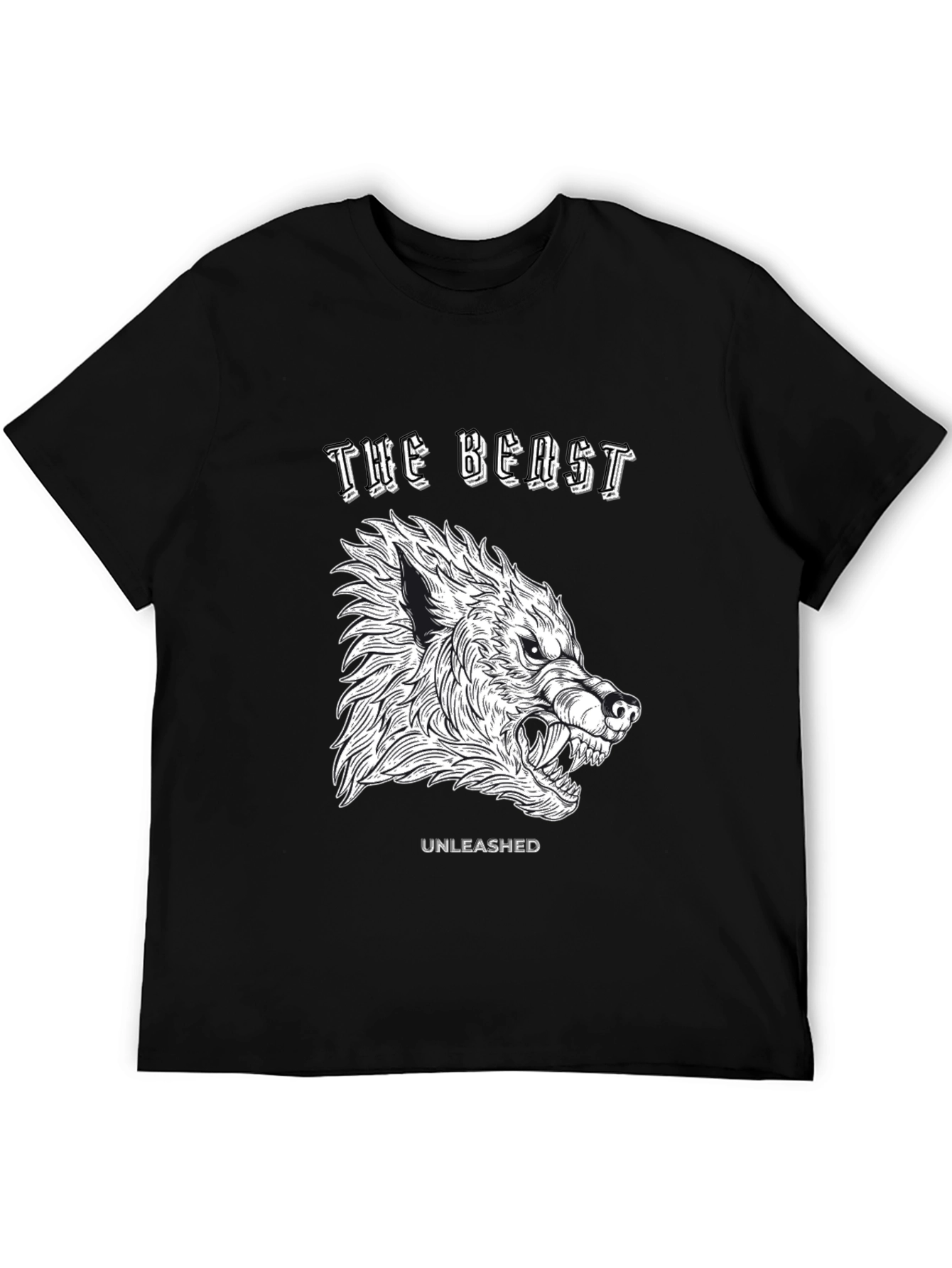 The Beast Unleashed Graphic T-Shirt - Black