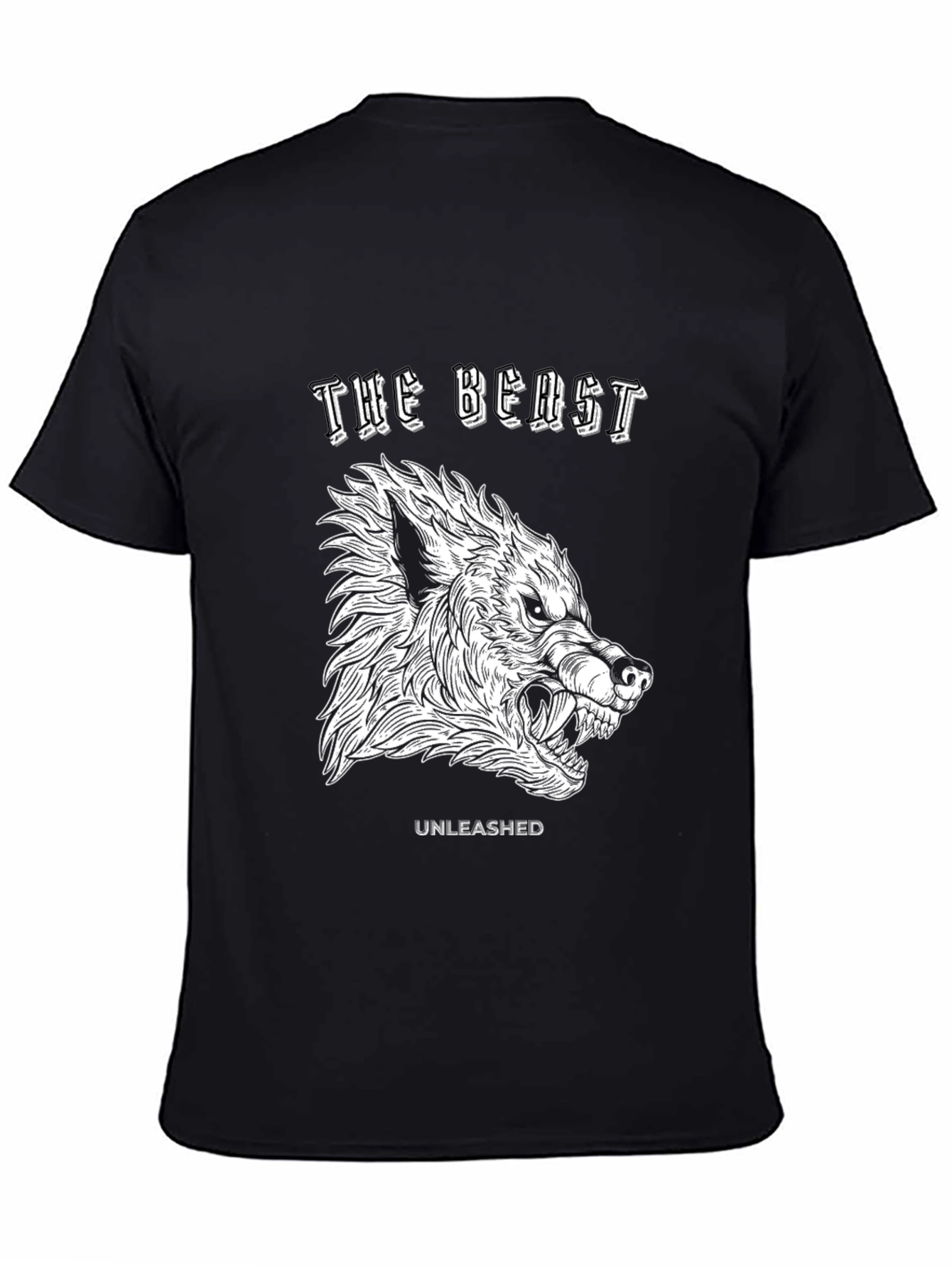 The Beast Unleashed Graphic T-Shirt - Black