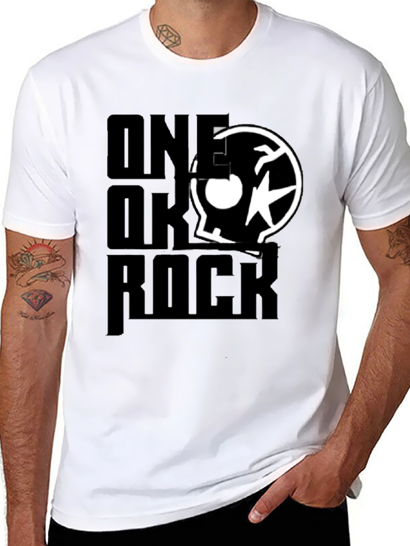 One OK Rock Band Black T-Shirt Graphic Tee