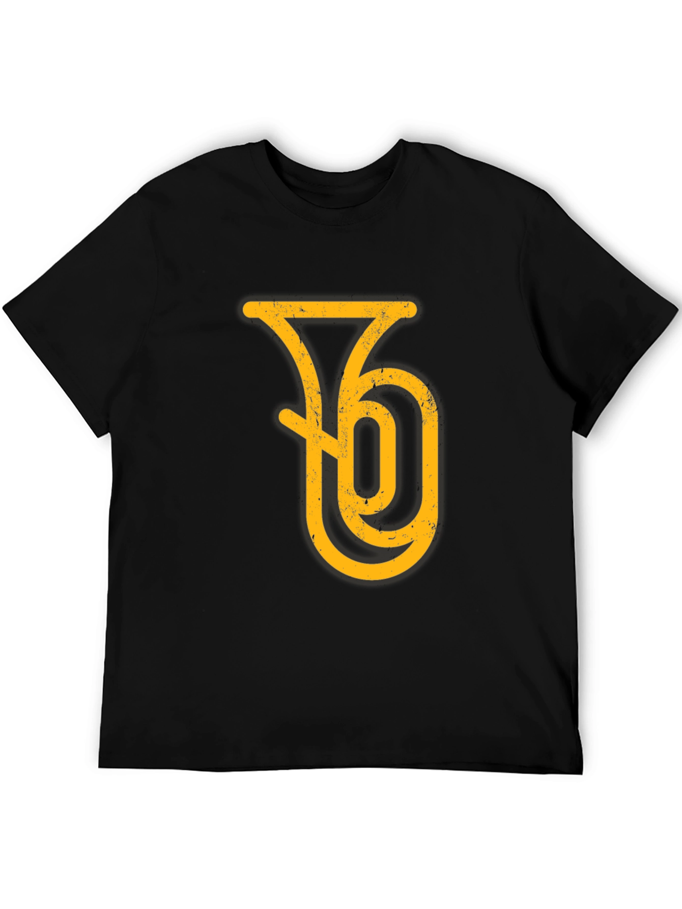 Tuba Graphic Tee - Musicians Black T-Shirt