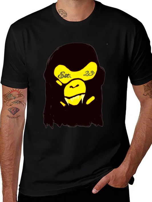Graphic Tee: Ape Est. 23 - Black