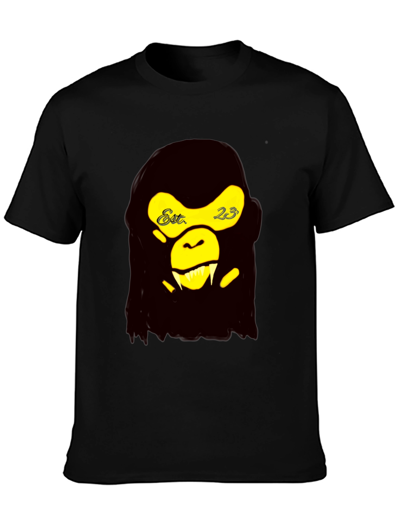 Graphic Tee: Ape Est. 23 - Black