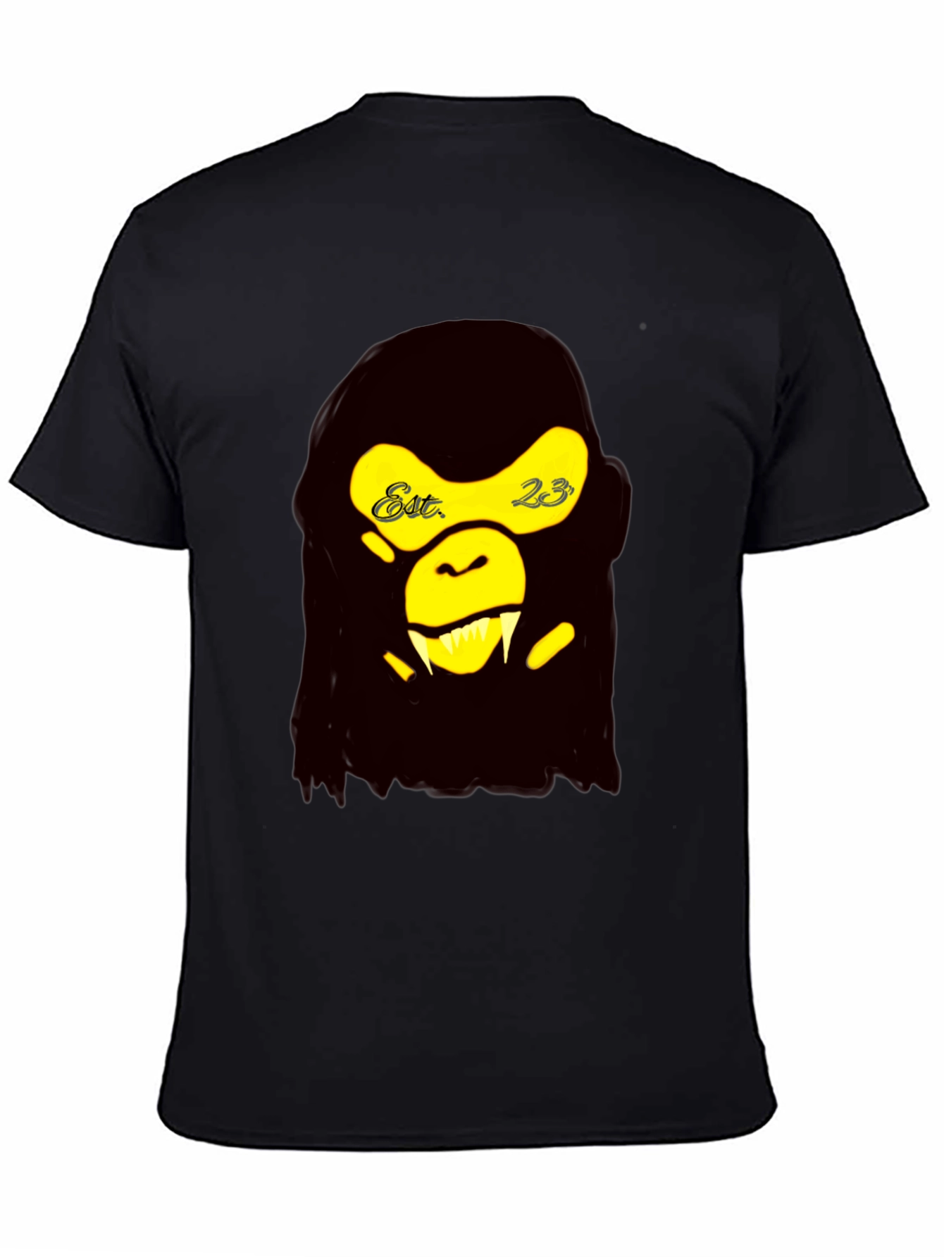 Graphic Tee: Ape Est. 23 - Black