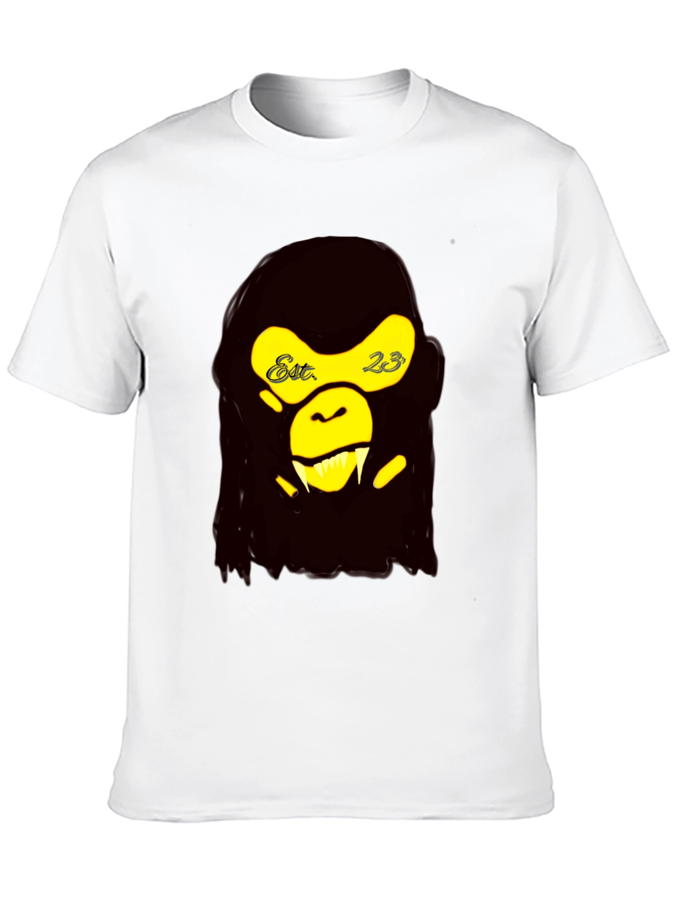 Graphic Tee: Ape Est. 23 - Black