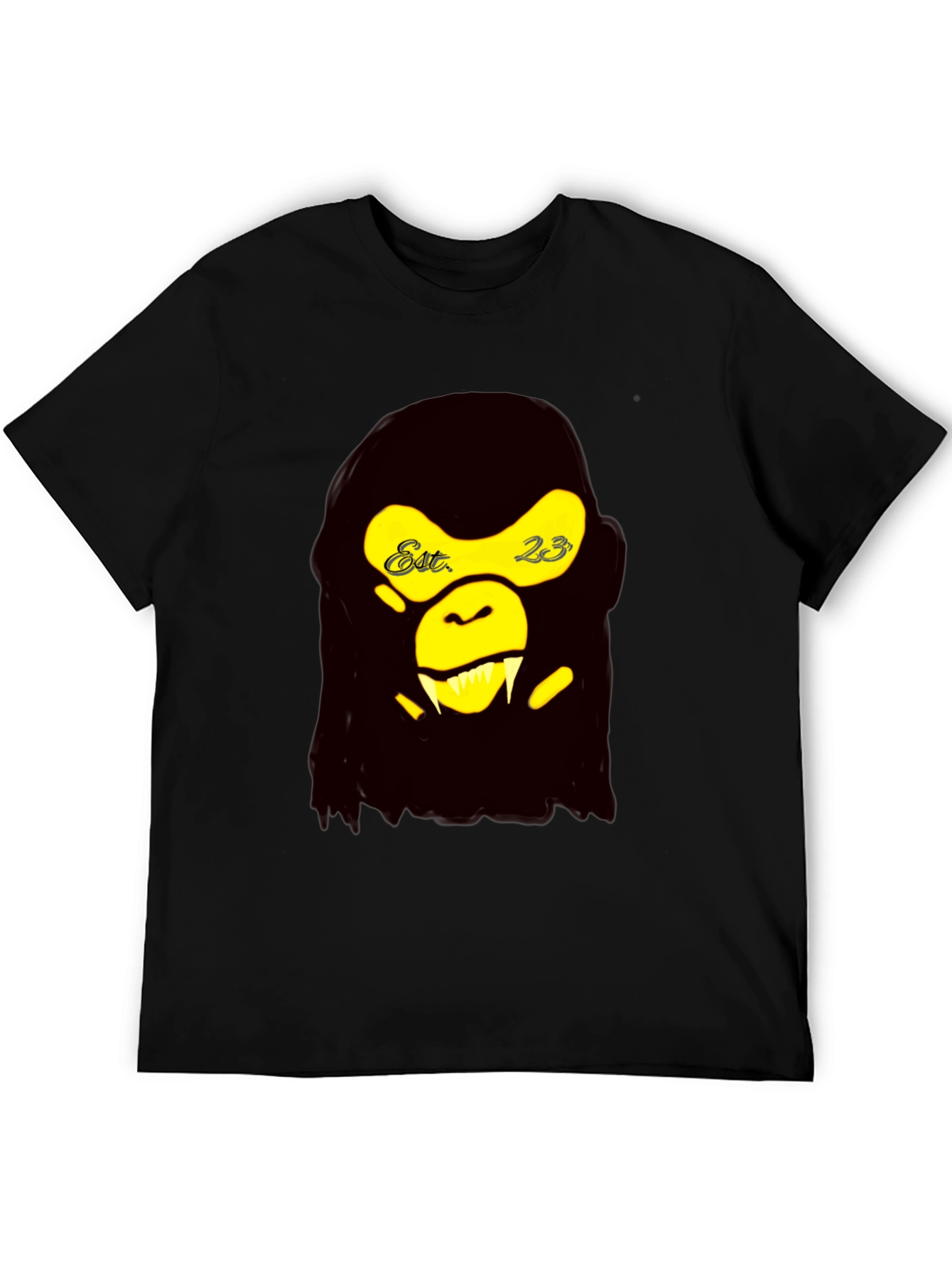 Graphic Tee: Ape Est. 23 - Black