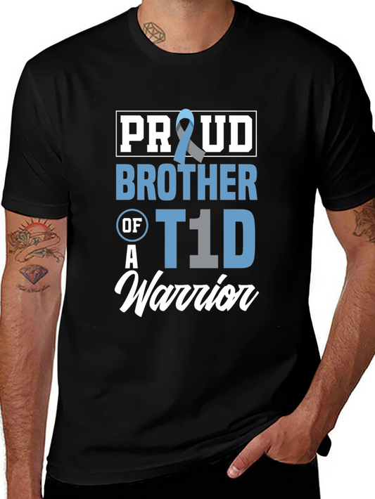 Proud Brother of a T1D Warrior T-Shirt