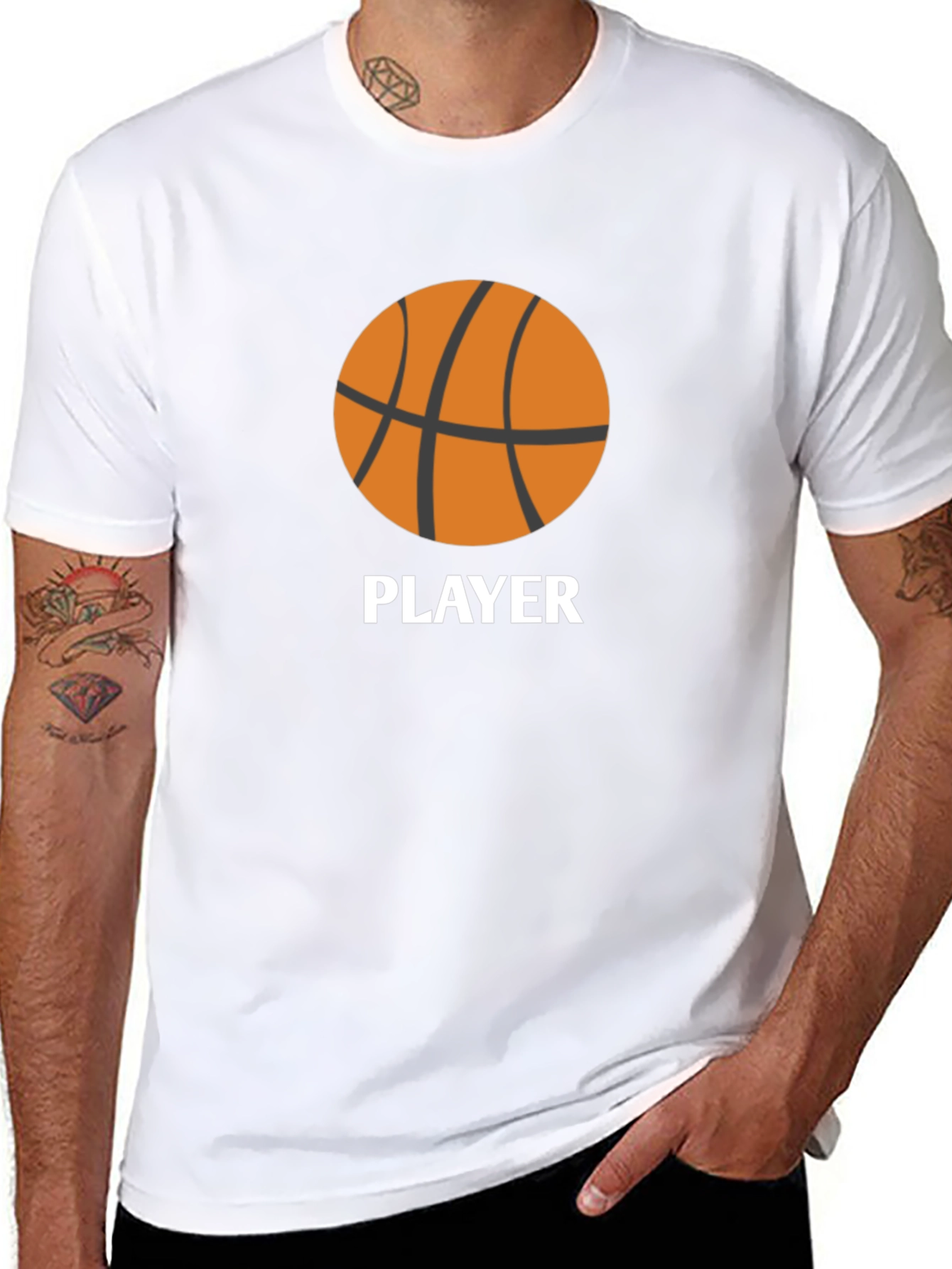 Basketball Player Graphic T-Shirt